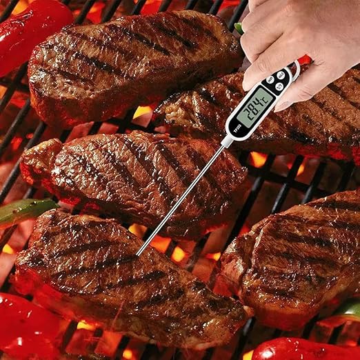 6pcs Candy Thermometer Digital Instant Read for Meat Kitchen Cooking Food Oil Deep Fry BBQ Grill Smoker (6, 23.2in) - Image 4