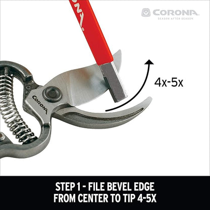 Corona Tools Handheld Garden Tool Sharpener– Blade Sharpener for Pruning Shears,Loppers,Hedge Clippers & More,(Pack of 12) - Image 3