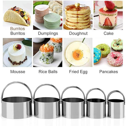 Stainless Steel Cookie Cutters, Pastry Cutter, Dough Cutter & Biscuit Cutter Set For Baking (10 Pcs/Set), Mickey Unicorn Dinosaur Heart Star Cookie Cutters for Kids Birthday Party - Image 6