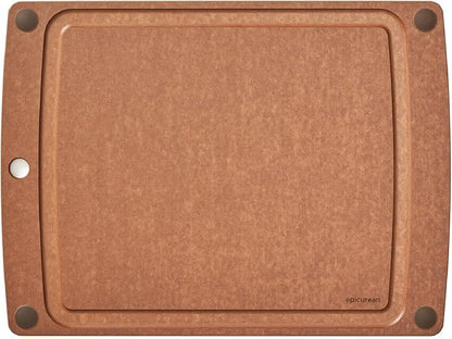 Epicurean All-In-One Cutting Board with Non-Slip Feet and Juice Groove - Non-toxic, Dishwasher Safe, Made in the USA, 17.5" x 13", Nutmeg by Epicurean