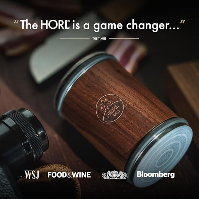 HORL 2 Walnut Rolling Knife Sharpener - Kitchen Knife Sharpener for Razor Sharp Edges - Diamond & Ceramic Knife Sharpening Kit - Professional Rolling Sharpener with 15° & 20° Angles - Made in Germany - Image 3