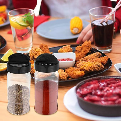 Mimorou 30 Pack 10.1 oz Plastic Spice Jars with Shaker Lids Clear Seasoning Containers Bottles for Kitchen Storing Spice Herbs Seasoning Powders - Image 6
