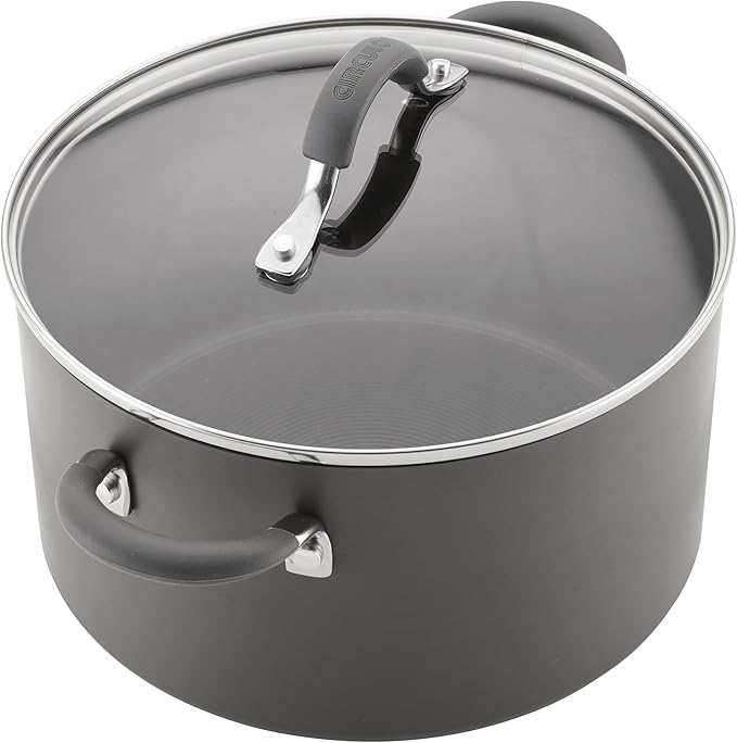 Circulon 83903 Radiance Hard Anodized Nonstick Cookware Pots and Pans Set, 10 Piece, Gray - Image 9