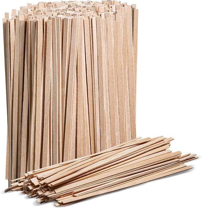 1000 Wooden Coffee Stirrer by Prestee - Disposable 5.5 inches Long Wooden Stir Sticks for Coffee and Cocktails - Smooth, Splinter-Free Beverage Mixers - Ideal for Cafe, Bars and Drink Stations by Prestee