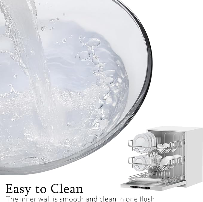 Ajrwiiy Large Glass Bowl for Sourdough Bread Making, 4.7 Quart Glass Mixing Bowl for Sourdough Bread with Lid, Clear Breads Proofing Bowl with Covers, Ideal for Kitchen, Storage - Image 5