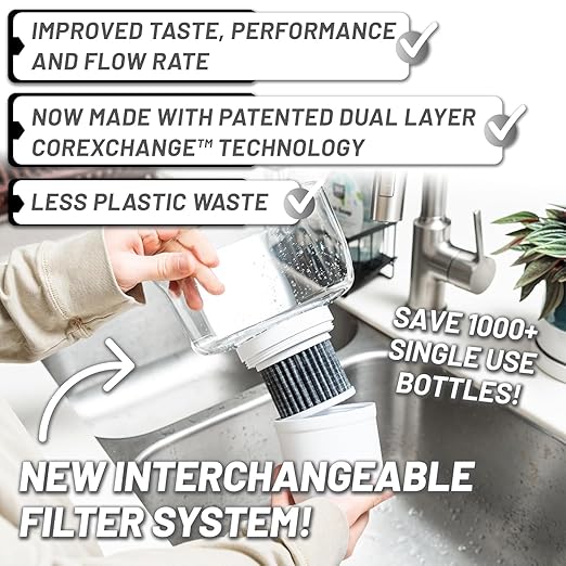 Epic Water Filters Pure Filter Pitchers for Drinking Water, 10 Cup 150 Gallon Filter, Tritan BPA Free, Reduces Fluoride, Chlorine, Lead, Forever Chemicals (Navy Blue XP) - Image 4