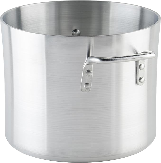 Winco Heavy-Duty Aluminum Stock Pot, 4mm, 10 Quart by Winware