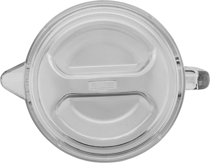 G.E.T. P-3064-1-CL-EC Heavy-Duty Shatterproof Plastic 2 Quart Pitcher with Lid, BPA Free (64 Ounce), Clear - Image 6