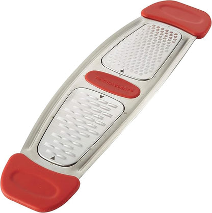 Rachael Ray Multi Stainless Steel Grater, Red Small by RachaelRayKitchenware