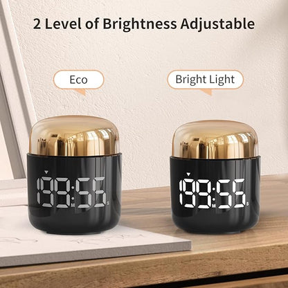 Digital Kitchen Timer,Countdown Countup Timer with Large LED Display Volume Adjustment,Timer for Cooking, Classroom Time for Kids and Teachers. (Gold) - Image 3