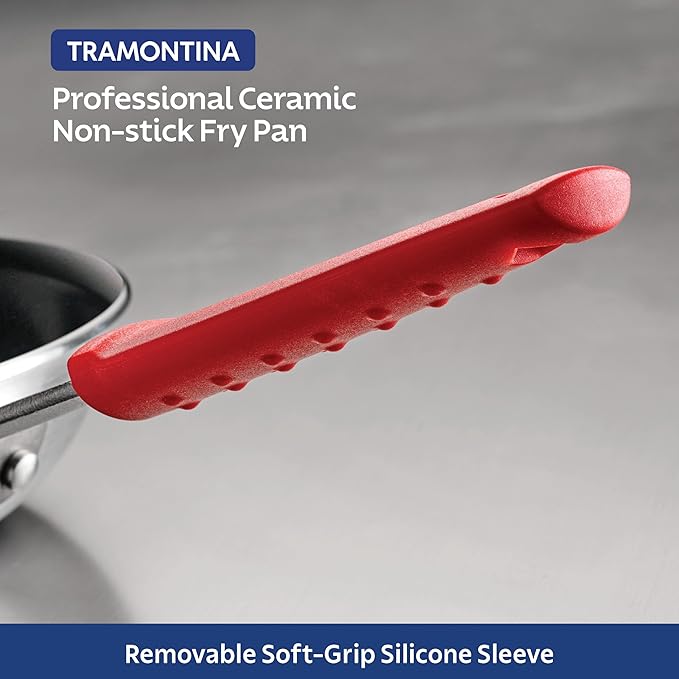 Tramontina Professional 14-Inch Ceramic Non Stick Extra Large Frying Pan, Heavy-Gauge Aluminum Skillet with Ceramic Nonstick Coating, Dishwasher and Oven Safe, Black - Image 8