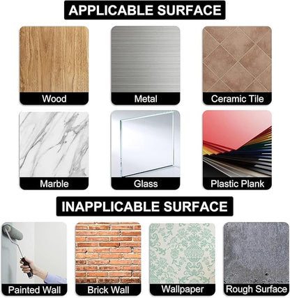 Paper Towel Holder - Self-Adhesive or Drilling, Gold, Upgraded Aluminum Kitchen Roll Dispenser Under Cabinet, Lighter but Stronger Than Stainless Steel! - Image 6