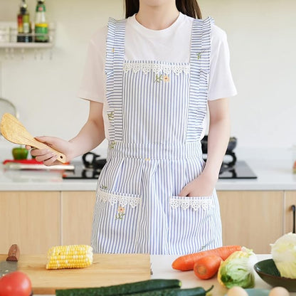 Funny Aprons for Women with Pockets, Kitchen Cooking Grilling Bbq Cute Chef Apron, Mothers Day Birthday Gifts for Women - Image 2