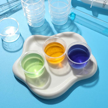 TOYANDONA Disposable Measuring Cup Set Pack of 100 Clear Plastic Measuring Cup 10ml Transparent Containers Thickened Measuring Cups for Mixing Paint, - Image 9