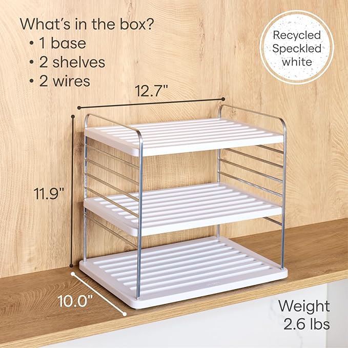 YouCopia UpSpace Cabinet Box Organizer, Adjustable Kitchen Pantry Shelf for Plastic Wrap and Foil Storage, Large Premium Edition - Image 6