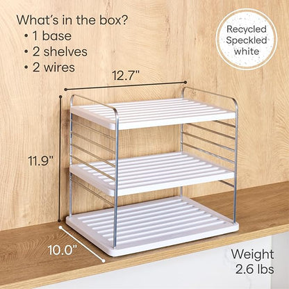YouCopia UpSpace Cabinet Box Organizer, Adjustable Kitchen Pantry Shelf for Plastic Wrap and Foil Storage, Large Premium Edition - Image 6