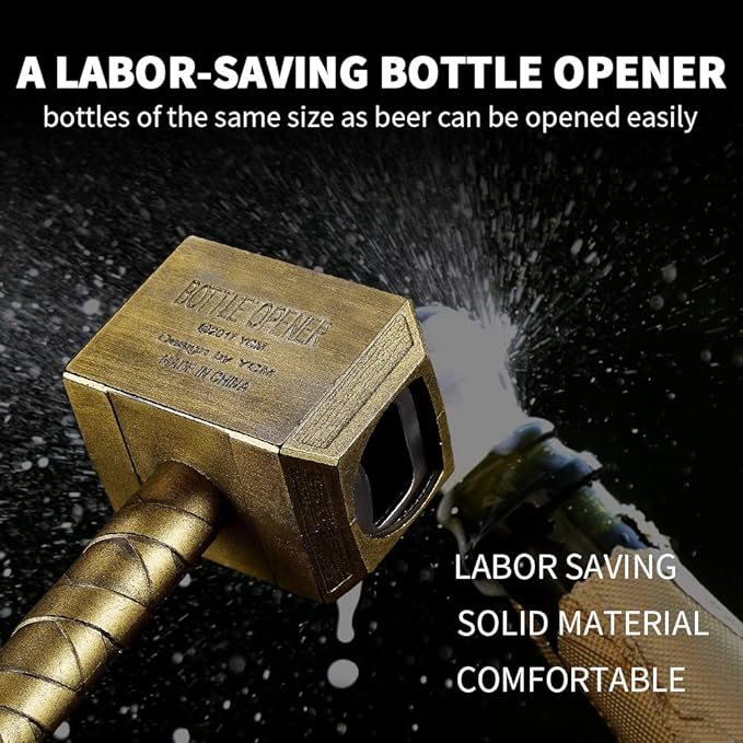 Lmaytech Beer Bottle Opener, Gifts for Man, Dad, Him, Husband, Boyfriend