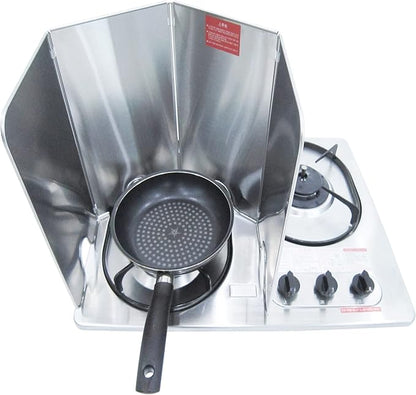 Splatter Guard for Cooking - Grease Splatter Screen - 4 Sided Splatter Guard Compact Type - Stainless Steel - Unfold 33.26 in x 14.17 in - Fold 8.26 in x 14.17 in x 0.86 in by Unknown