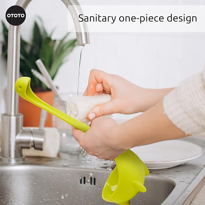 OTOTO The Original Nessie Soup Ladle - Funny Kitchen Gadgets, Loch Ness design, Cooking Gifts for Mom - Cute and Practical Kitchen Utensils - Unique Gifts for Women - Image 5
