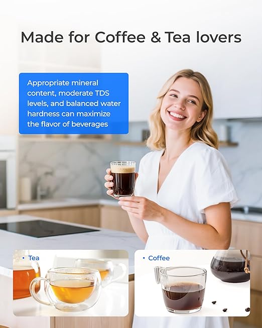 Waterdrop PT-07B Water Filter Pitcher with 3 Filters, 10-Cup, NSF Certified, 600-Gallon Long-Life, Improved Coffee & Tea Taste, Reduces PFOA/PFOS, Chlorine, 5X Longer Filter Life, Blue - Image 3