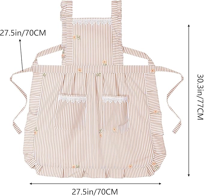 Funny Aprons for Women with Pockets, Kitchen Cooking Grilling Bbq Cute Chef Apron, Mothers Day Birthday Gifts for Women - Image 6