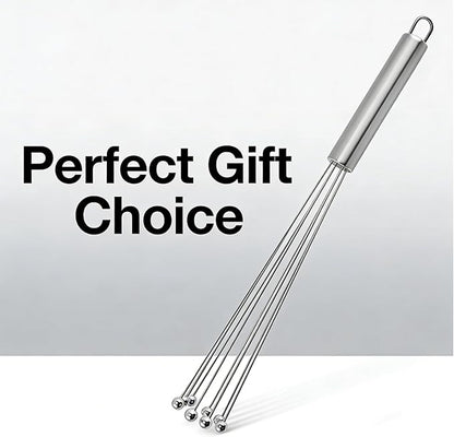 Whisk Set, Stainless Steel Ball Whisk Kitchen Tools Ideal for Cooking, Blending, Whisking, Beating & Stirring - Image 5