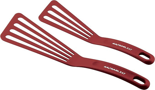 Rachael Ray KitchenTools and Gadgets Nylon Cooking Utensils / Spatula / Fish Turners - 2 Piece, Rose by RachaelRayKitchenware