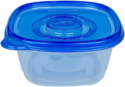 Glad GladWare Tall Entree Food Storage Containers with Lids, Large Square BPA Free Plastic for Meal Prep and Lunches, Lock Tight Seal, Microwave and Dishwasher Safe, 42 Oz, 3 Count - 6 Pack - Image 4