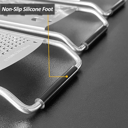 Professional Zester Grater Fine for Hard Cheese, Citrus Fruits, Garlic, Chili, Cinnamon and Nutmeg, Kitchen grater with Razor-Sharp Stainless Steel Blade (Fine) - Image 7