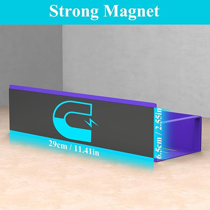 HuggieGems 4 Pack Magnetic Spice Storage Rack Organizer for Refrigerator and Oven, Purple Fridge Organizers and Storage - Image 3