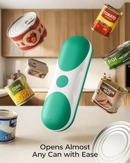 Electric Can Opener, One-Touch Automatic Can Opener, USB Rechargeable Electric Can Opener for Seniors with Arthritis- Cordless Battery Powered, Side Cut, Smooth Edge, Handsfree, for Any Size Cans - Image 7