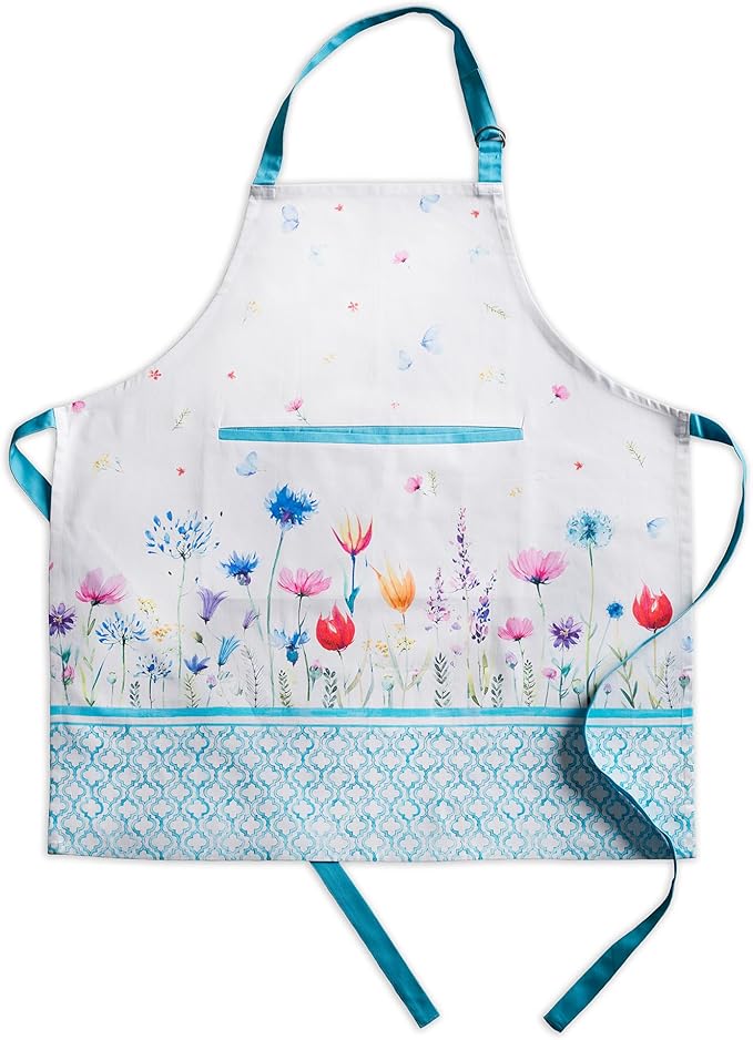 Maison d' Hermine 100% Cotton Apron for women with Pocket Kitchen Chef Apron for Men Cooking Mothers Day Gifts by MaisondHermine