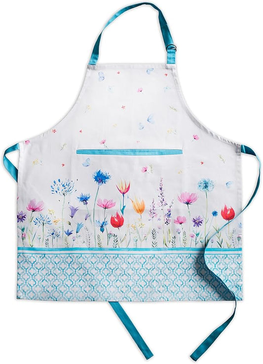 Maison d' Hermine 100% Cotton Apron for women with Pocket Kitchen Chef Apron for Men Cooking Mothers Day Gifts by MaisondHermine
