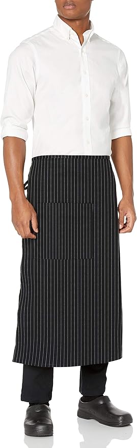 Uncommon Threads unisex adult Full Apron, Pin Stripe, One Size US