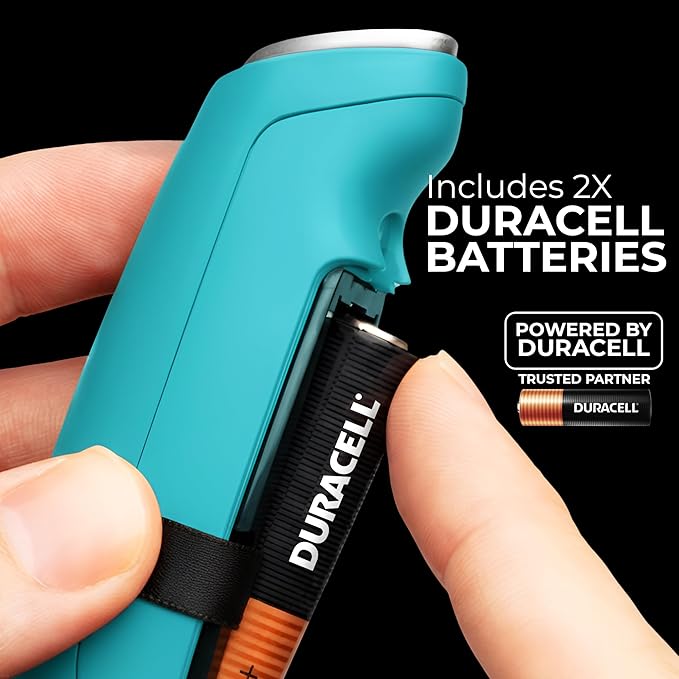 Zulay Kitchen Patented Tornado Triple Whisk Milk Frother with 4 Duracell Batteries – Handheld Foam Maker for Coffee, Lattes, Matcha & Hot Chocolate – Rich, Creamy Froth in Seconds - Teal Blue - Image 2