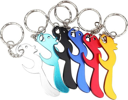 Swatom Squirrel Keychain Bottle Opener Beer Opener Tool Key Tag Chain Ring Accessories (Squirrel, 6)