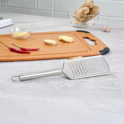 Restaurantware-German Standard Fine Handheld Graters, 6 Flat Cheese Graters - Dishwashable, Durable, Stainless Steel Food Grater With Handle, Suitable For Chocolate, Nutmeg, Garlic, Lemon, And, More - Image 8