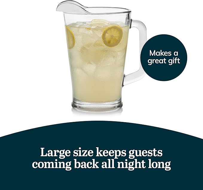 Libbey Glass Pitcher, 60-ounce - Image 5