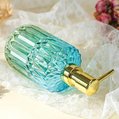 YunNasi Soap Dispenser with Pump, Refillable Liquid Hand Soap Dish Soap Dispensers for Bathroom Counter, Kitchen Sink (Bluegreen)