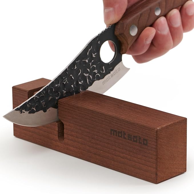Matsato Knife Sharpener – Chef & Pocket Knife Sharpener, Knives Blade Sharpening, Kitchen Gift for Men & Women, Afilador de Cuchillos, 7.09" x 1.97" by Matsato