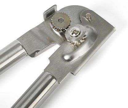 Martha Stewart Sprucedale Stainless Steel Heavy Duty Can Opener – Durable and Easy-to-Use Manual Kitchen Tool for Effortless Opening