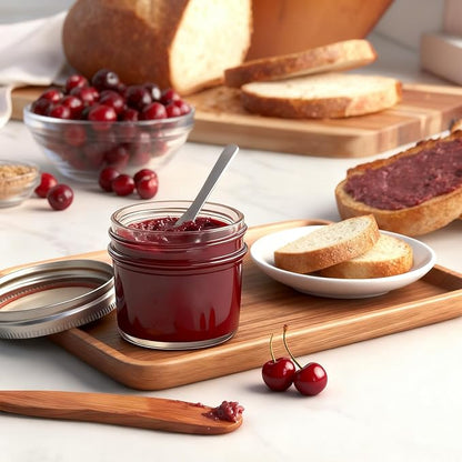 ComSaf Small Regular Mouth Mason Jars Bulk 4oz 24PCS Mini Mason Containers, Small Canning Jars, 4 oz Glass Jar with Lids for Mustards, Dipping Sauces, Jelly, DIY Candle Decor, Wedding Shower Favors - Image 4
