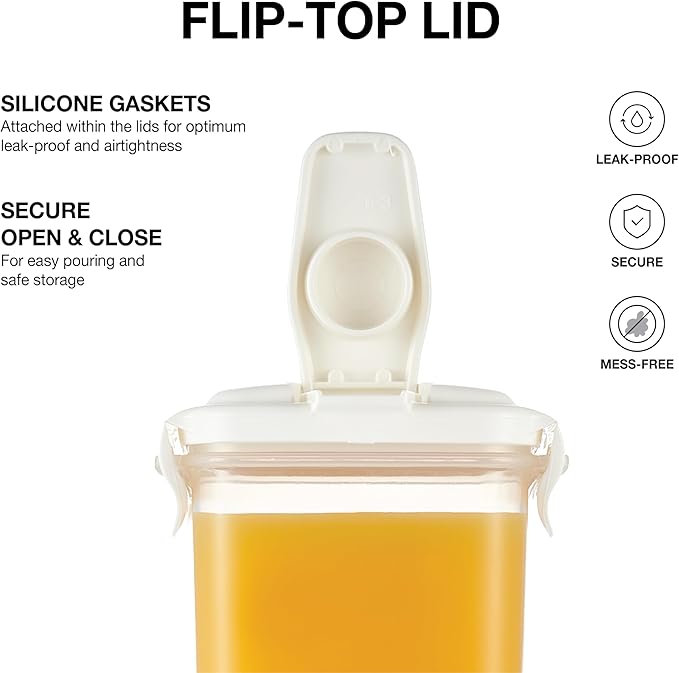 LocknLock Aqua Fridge Door Water Jug | Clear Pitcher | BPA Free Plastic Pitcher with Lid | 2 Quart Pitcher with Lid for Water, Juice, Tea & More Beverages, Ivory - Image 5