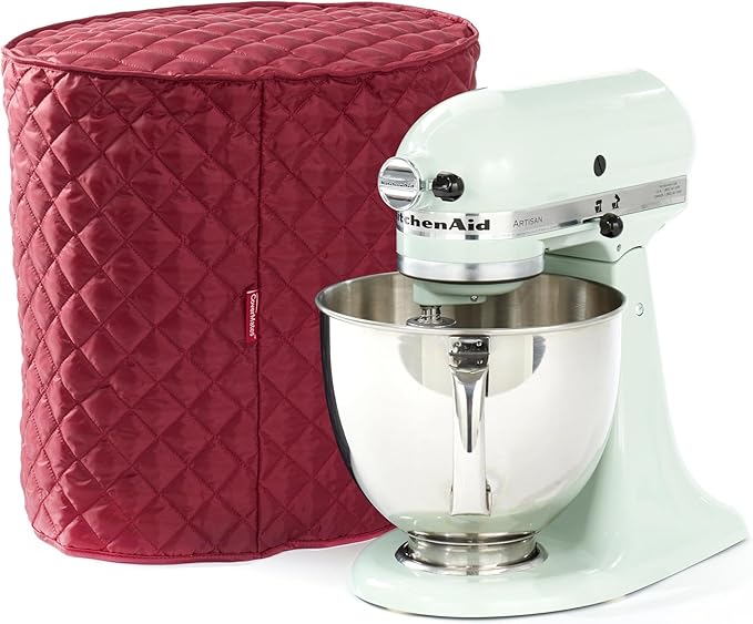 Covermates Keepsakes Mixer Cover Dust Protection - Stain Resistant - Washable Appliance Cover, Red