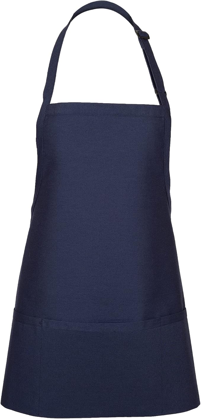 FAME® 3 Pocket Adjustable Unisex Bib Apron - F10 - Restaurants, Home, Hobbyist, Chef, Paint Party, Gardener, Grocery Store
