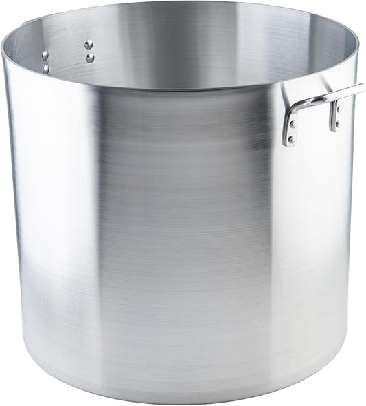Winco Heavy-Duty Aluminum Stock Pot, 4mm, 100 Quart by Winware