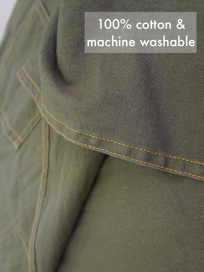 OLIVE GREEN, the original split apron for potters, chefs and gardeners