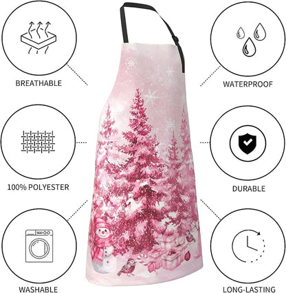 Funny Apron Polyester Grooming Aprons with Pocket for Cooking Kitchen Grilling Adults