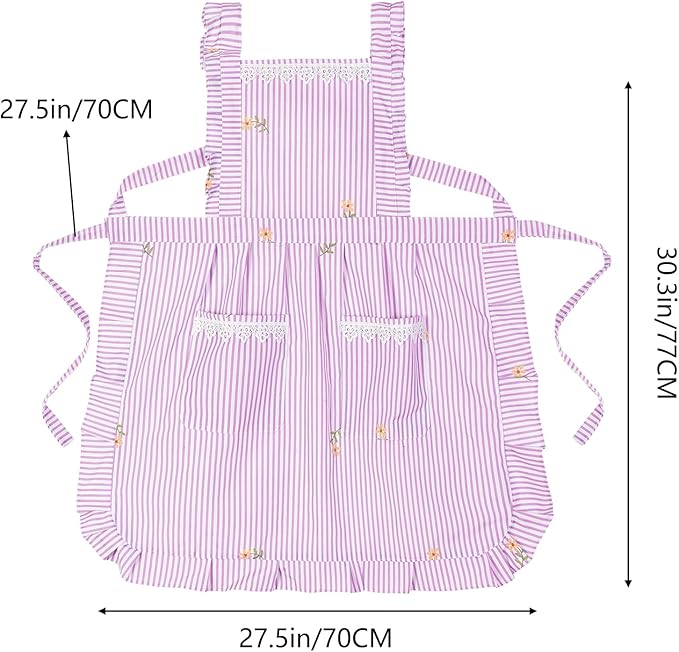 Funny Aprons for Women with Pockets, Kitchen Cooking Grilling Bbq Cute Chef Apron, Mothers Day Birthday Gifts for Women - Image 5