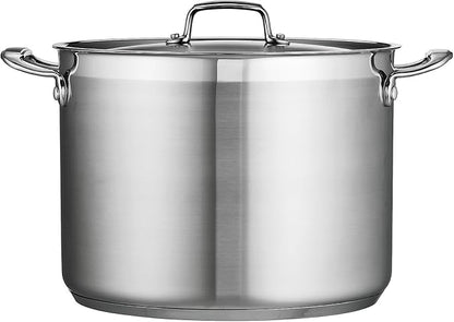 Tramontina Gourmet Stainless Steel 16-Quart Stock Pot with Lid - Image 2